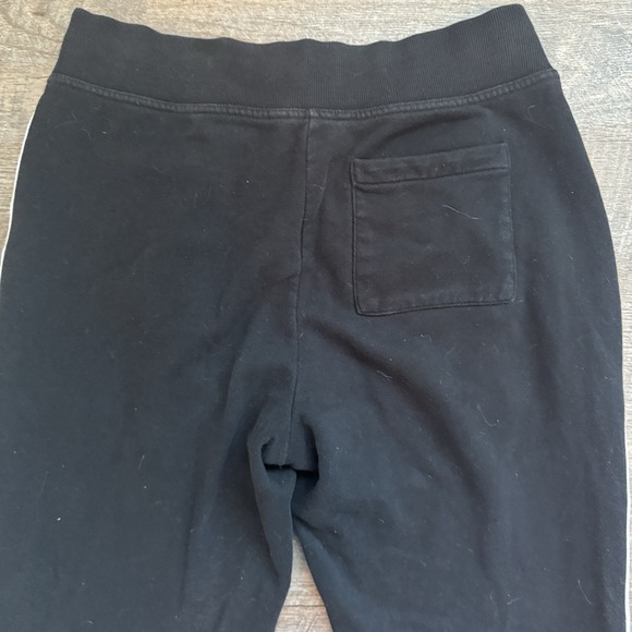 Men's Lauren Ralph Lauren Black Label Jogger Sweatpants Black and White Sz Small - Picture 9 of 9